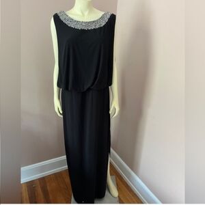 dressbarn Classic Black Maxi Dress